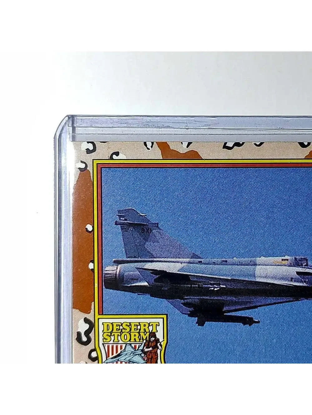 French Mirage Fighter 1991 Topps Desert Storm #18 Card - Picture 3 of 10